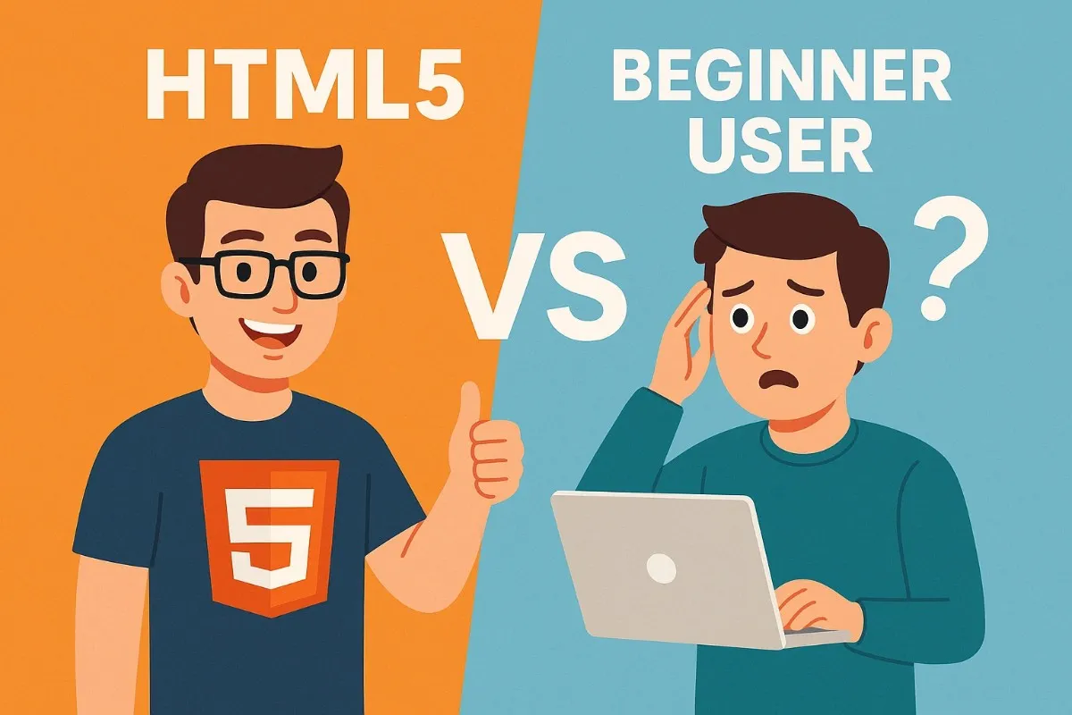 HTML5 vs Beginner User