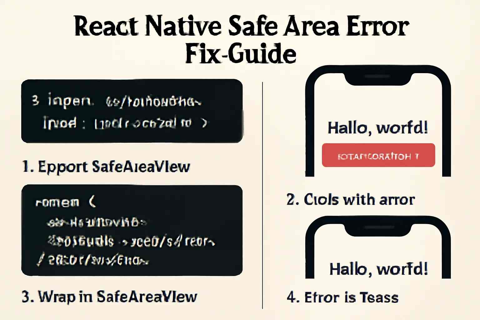 How to Fix RNC Safe Area Error in React Native (with Screenshots & Step-by-Step Fix)